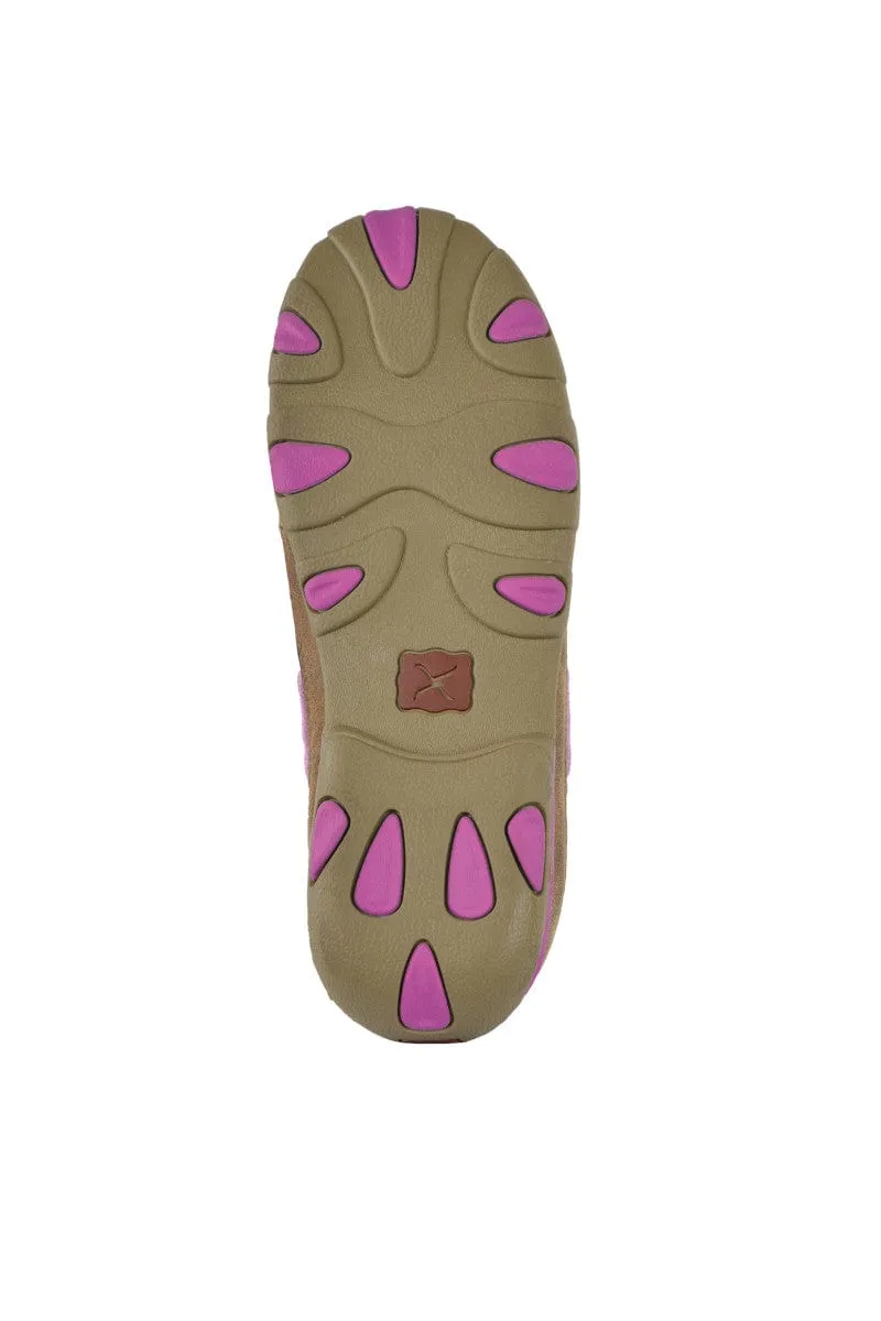 Twisted X Mocs Kids Cactus Stitch