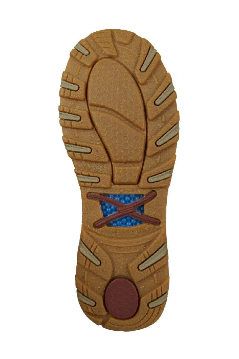 Twisted X Mocs Womens Cell-Stretch Brown Fur Look