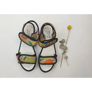 Twoobs x Gorman fabulous fruit print non-leather velcro strap shoes size 36