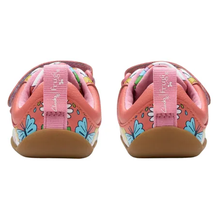 UK 3 Roamer Magic Pink Print Pre Walkers