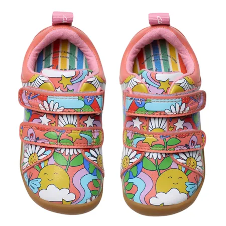 UK 3 Roamer Magic Pink Print Pre Walkers