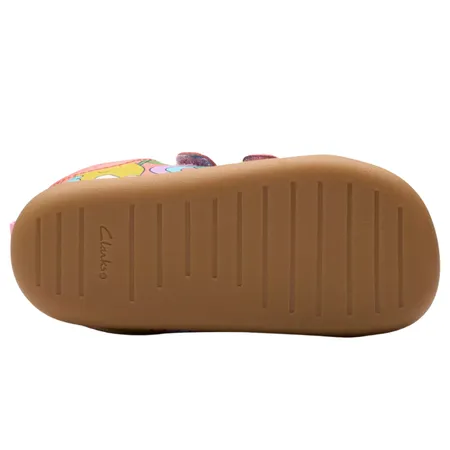 UK 3 Roamer Magic Pink Print Pre Walkers