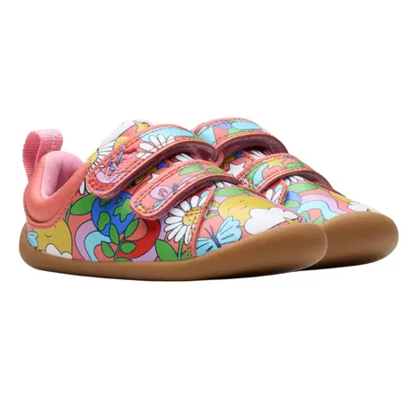 UK 3 Roamer Magic Pink Print Pre Walkers