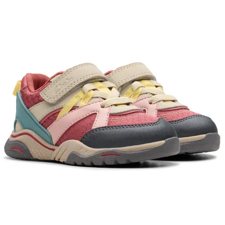 UK 5 Pink Combo Feather Pace Trainers