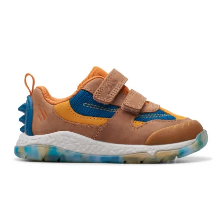 UK 5.5 Brown Stegosaurus Trainer