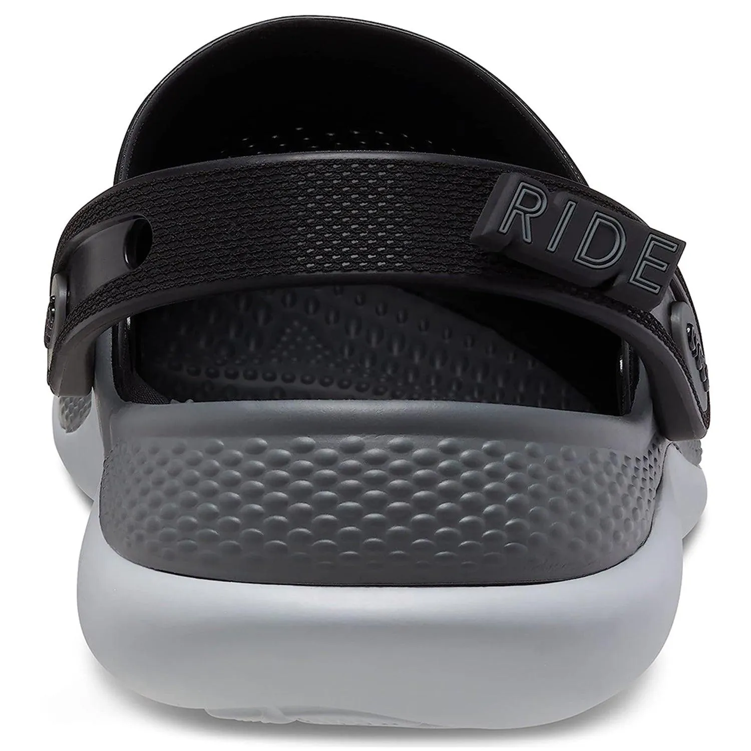 Unisex Literide 360 Clog - Black with Grey & White Sole