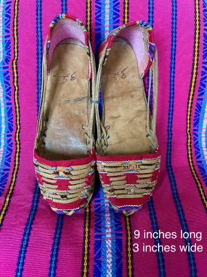 US 6.5/7-Size 37-Narrow Handmade Colorful Leather Huarachas- Huarachas de Multicolores Elaboradas a mano