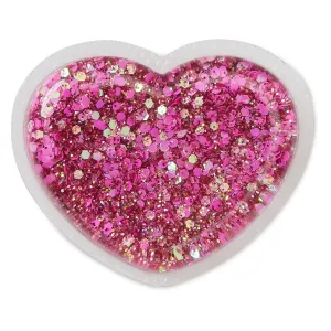 UV Changing Squish Heart Jibbitz