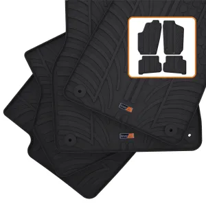 VW Polo Hatchback Rubber Car Mats (2014-2017)