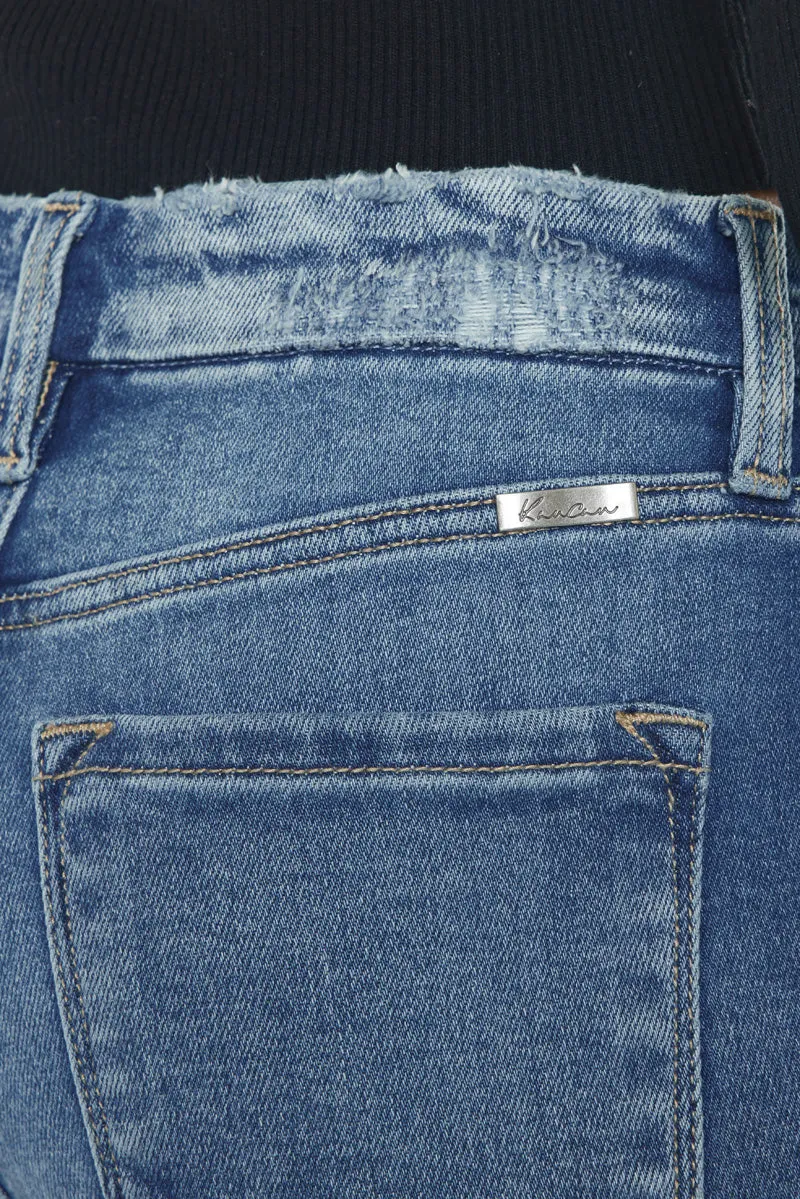 Walnut High Rise Slim Straight Leg Jeans