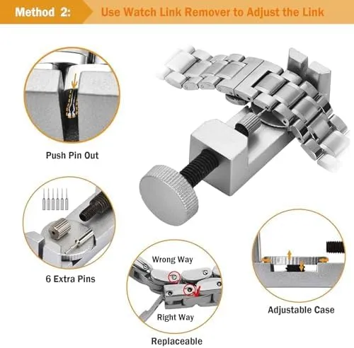 Watch Repair Kit, 149 Pcs Watch Adjustment Tool Kit, Watch Band Tool Kit, Watch