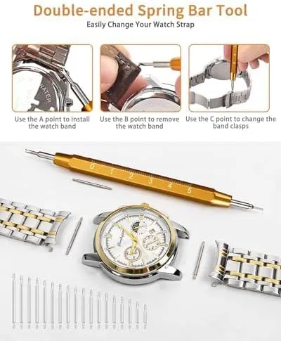 Watch Repair Kit, 149 Pcs Watch Adjustment Tool Kit, Watch Band Tool Kit, Watch