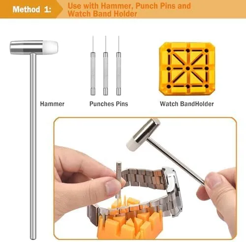 Watch Repair Kit, 149 Pcs Watch Adjustment Tool Kit, Watch Band Tool Kit, Watch