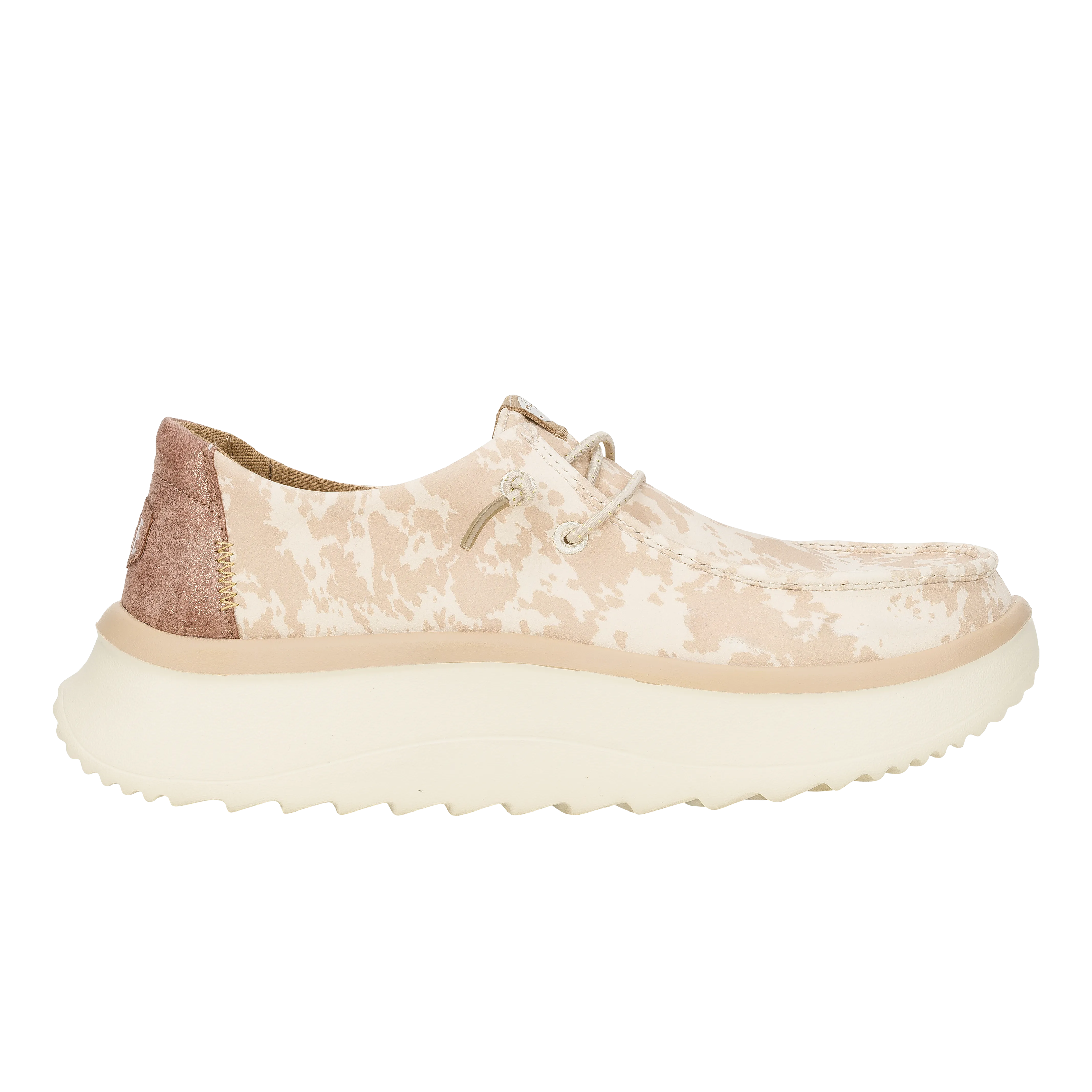 Wendy Peak Cow- Tan