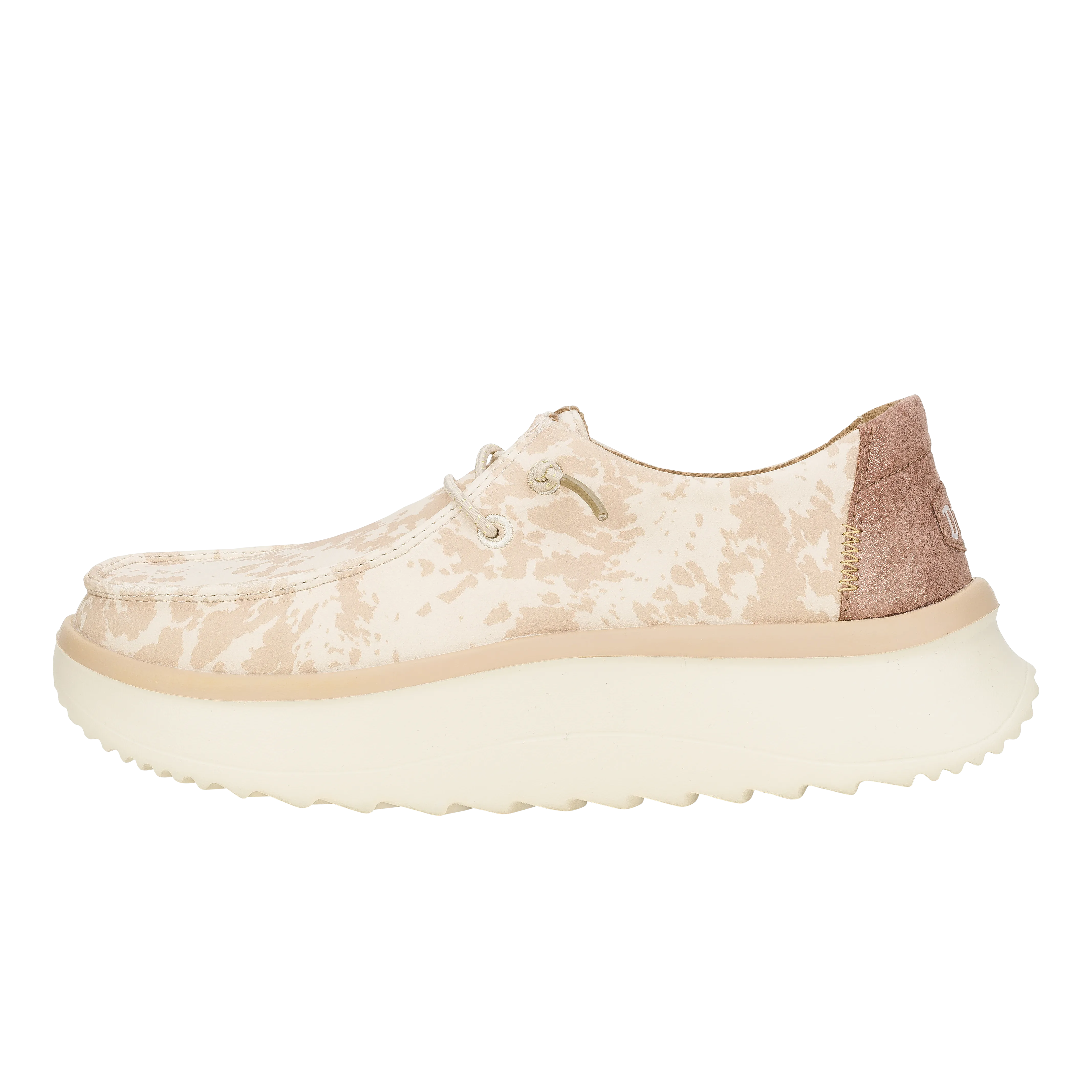 Wendy Peak Cow- Tan