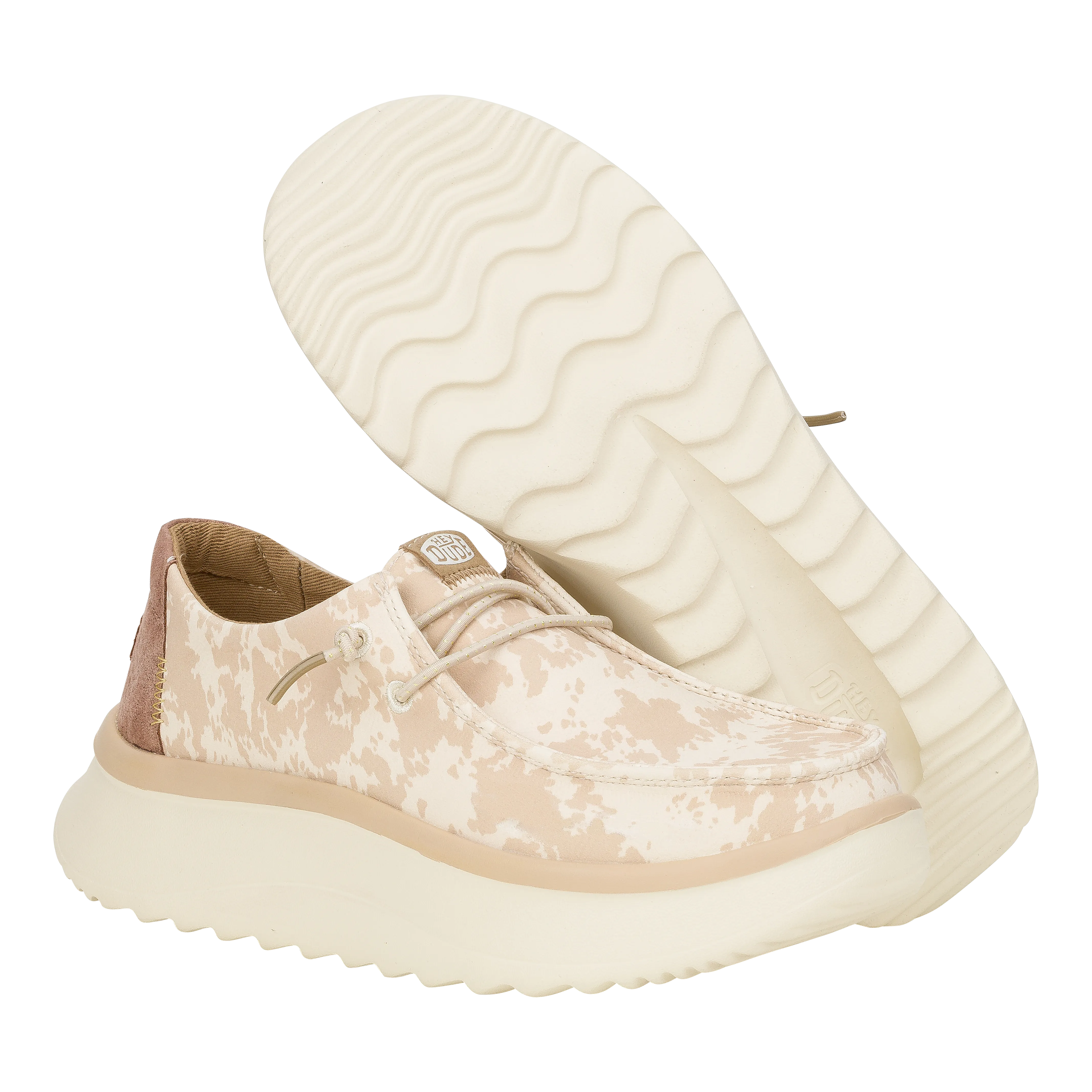 Wendy Peak Cow- Tan