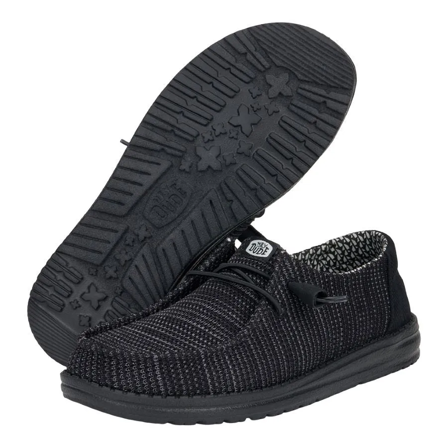 Wendy Stretch Sox Wide - Black/Black