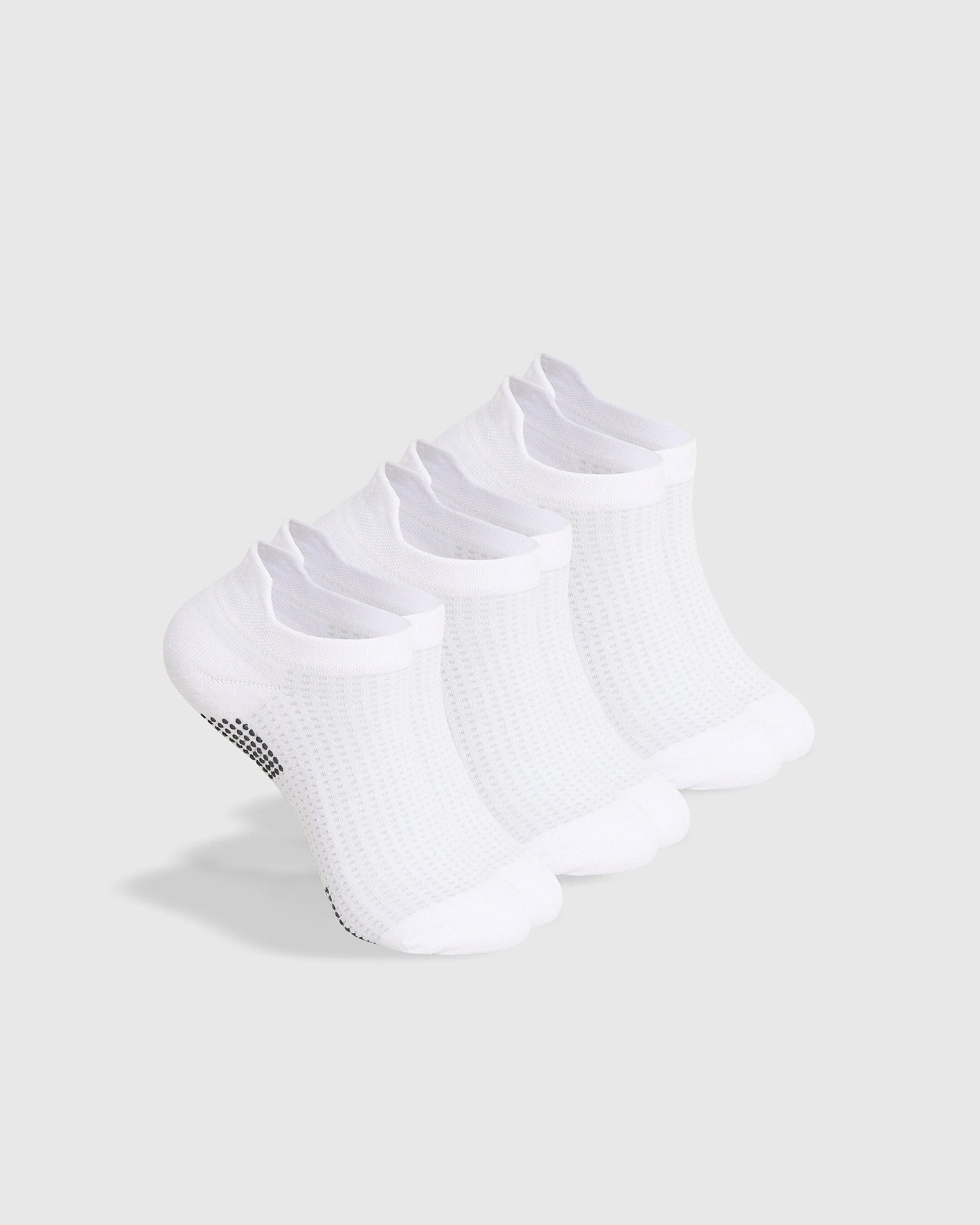 White No Show Socks 3-Pack 2.0