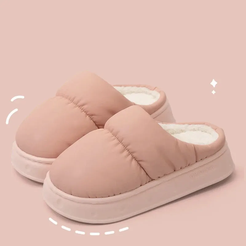 Winter Soft Thick sole Non-slip Warm Cute Slippers
