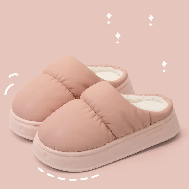 Winter Soft Thick sole Non-slip Warm Cute Slippers