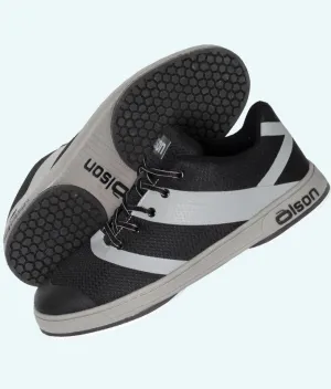 Women's CrossKicks Black/Grey 1/8" Flex Perimeter (LH)