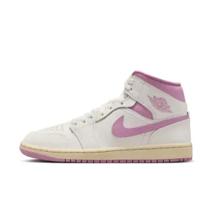 WOMENS JORDAN 1 MID BQ6472-162 "SAIL PINK COCONUT MILK"