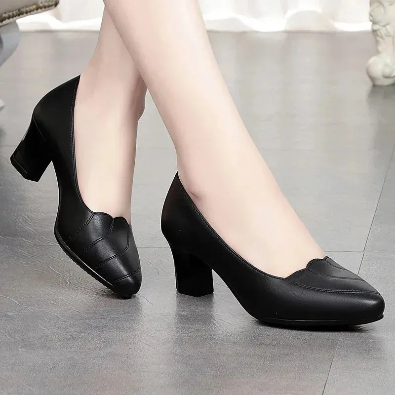 Women’s Lightweight Wedge Heel Comfort Pumps