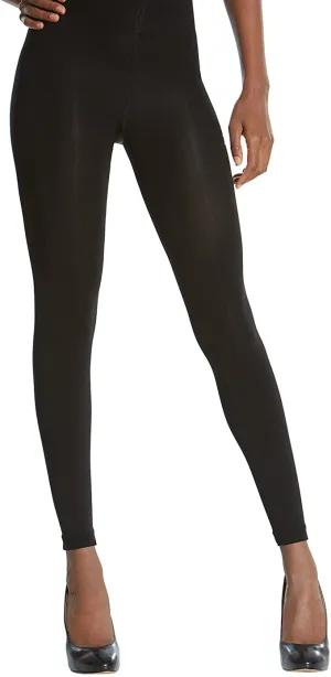 Women's Super Opaque Footless Perfect Fit Tights, 1 Pair, Black, Sz M!