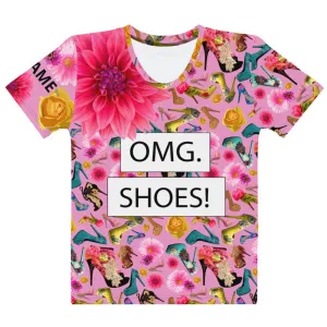 Women's T-shirt Dasl 'OMG. Shoes'
