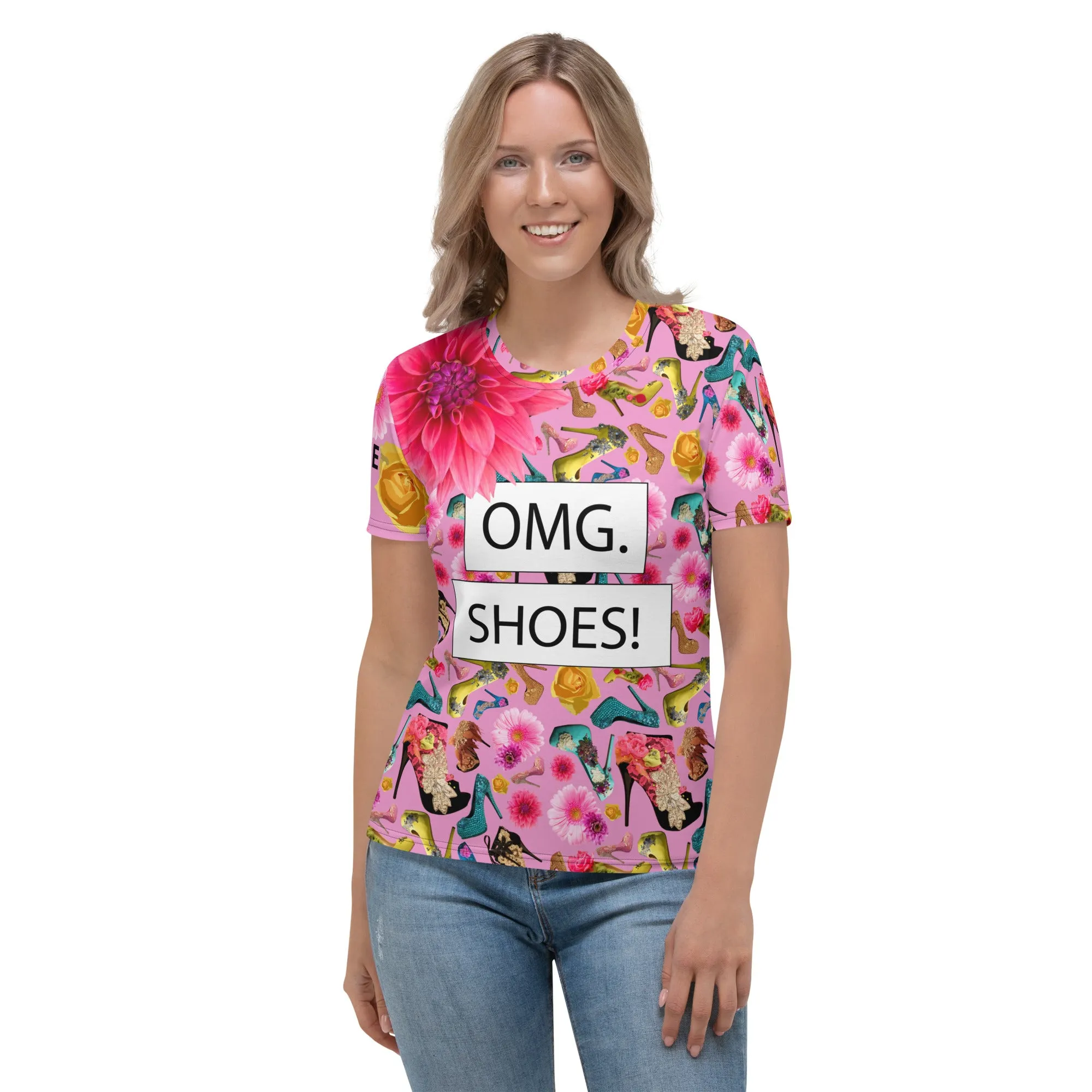 Women's T-shirt Dasl 'OMG. Shoes'