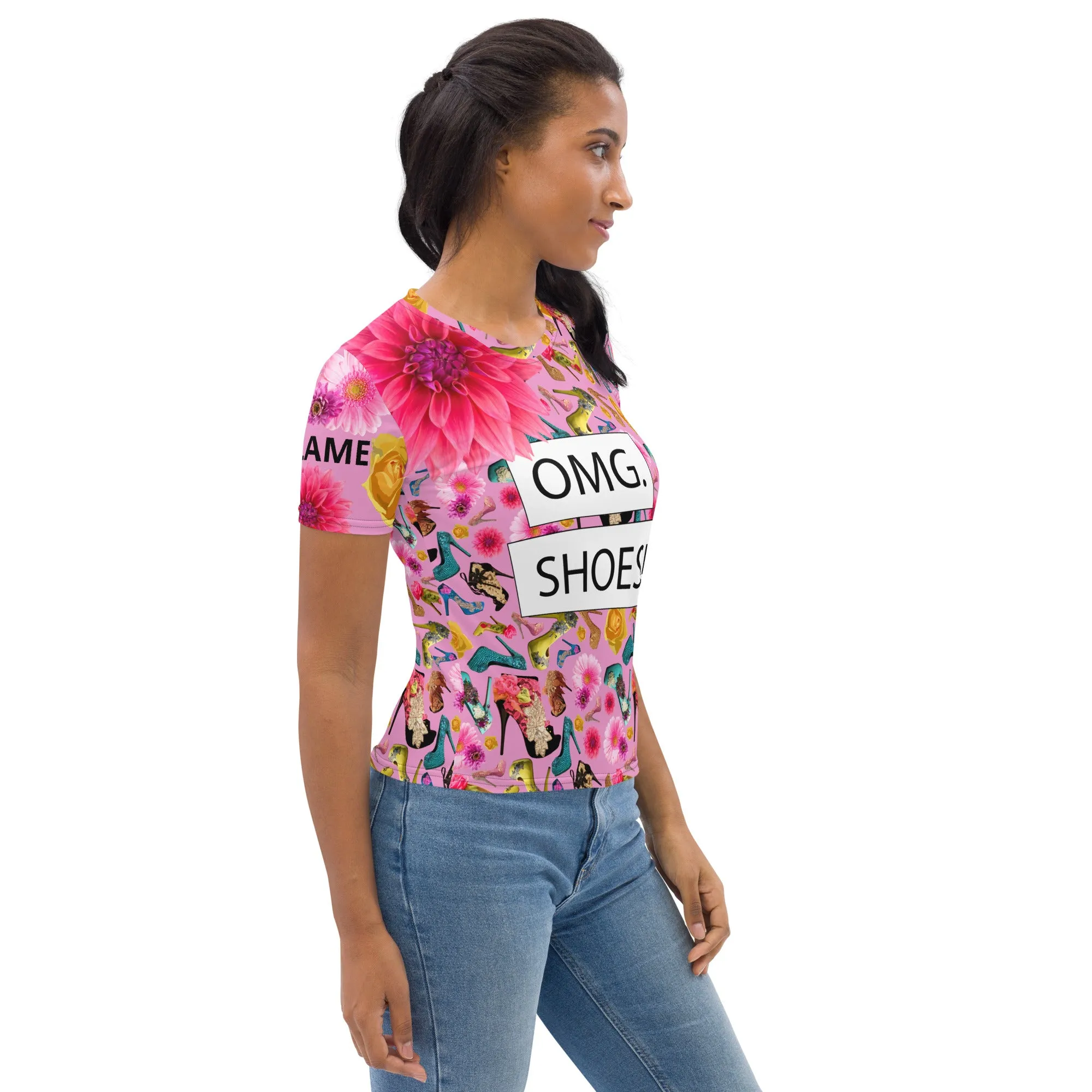 Women's T-shirt Dasl 'OMG. Shoes'