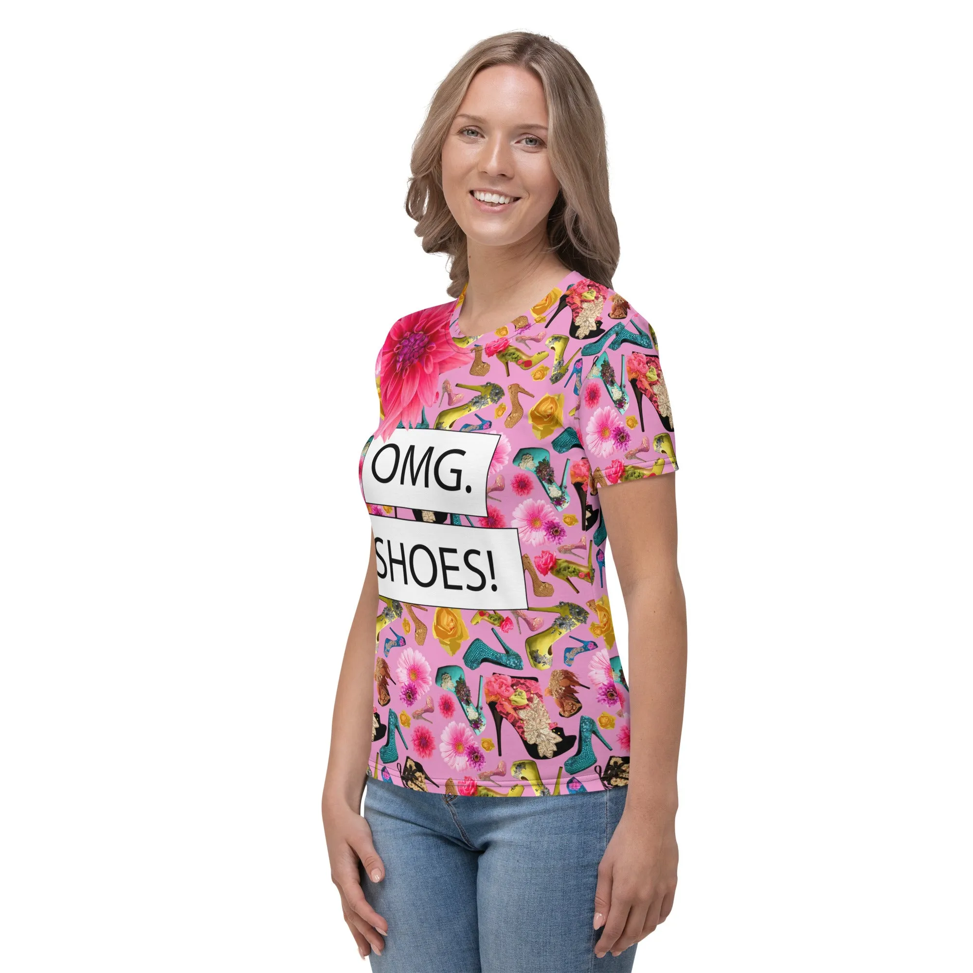 Women's T-shirt Dasl 'OMG. Shoes'