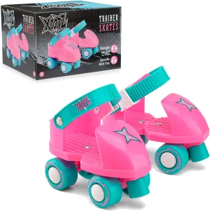 Xootz Beginner Trainer Skates, My First 4 Wheel Quad Roller Skates