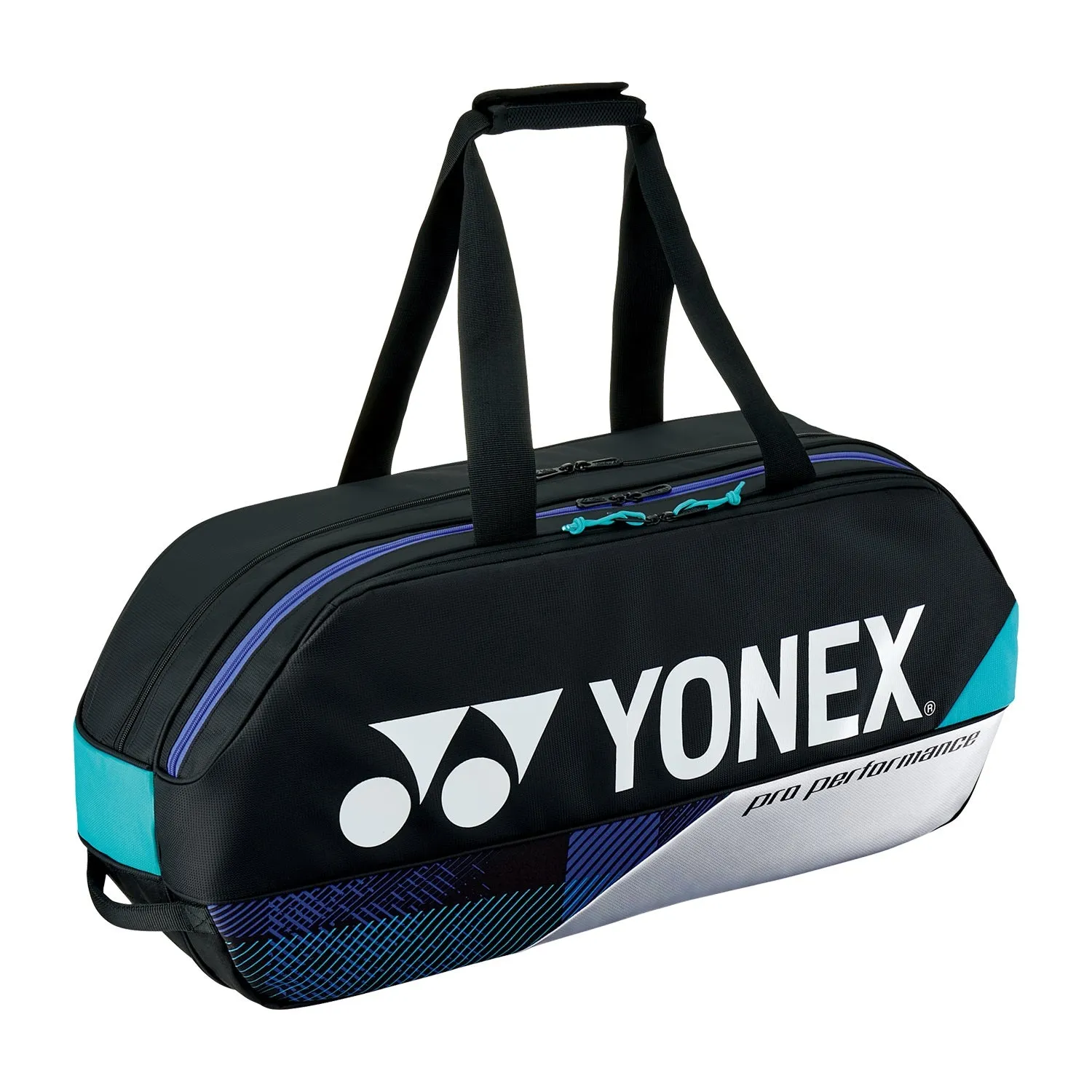 Yonex Pro Tournament Rectangular Racquet Bag (Black Silver)